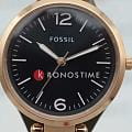 Fossil Fossil Carlie  ES3077 женские часы черный циферблат на запястье