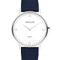 Amalys Amalys Kelly AMW-188  AMW-188 кварцевые женские часы  белый циферблат, браслет кожаный — вид спереди