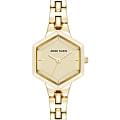 Anne Klein Anne Klein 5106CHGB  5106CHGB кварцевые женские часы  золотой циферблат, браслет сталь c pvd покрытием — вид спереди