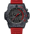 Luminox Luminox Navy SEAL Chronograph XS.CE81.EY  XS.CE81.EY кварцевые мужские часы  черный циферблат, браслет каучук — вид спереди