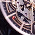 Rado Rado True Automatic Open Heart R27511302 механические мужские часы часы, крупный план черный циферблат