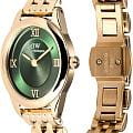Daniel Wellington Daniel Wellington Ophelia Mini Emerald Gold DW00100804  наручные женские часы фото под углом.