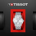 Tissot T1294071103100 наручные мужские часы застежка крупным планом